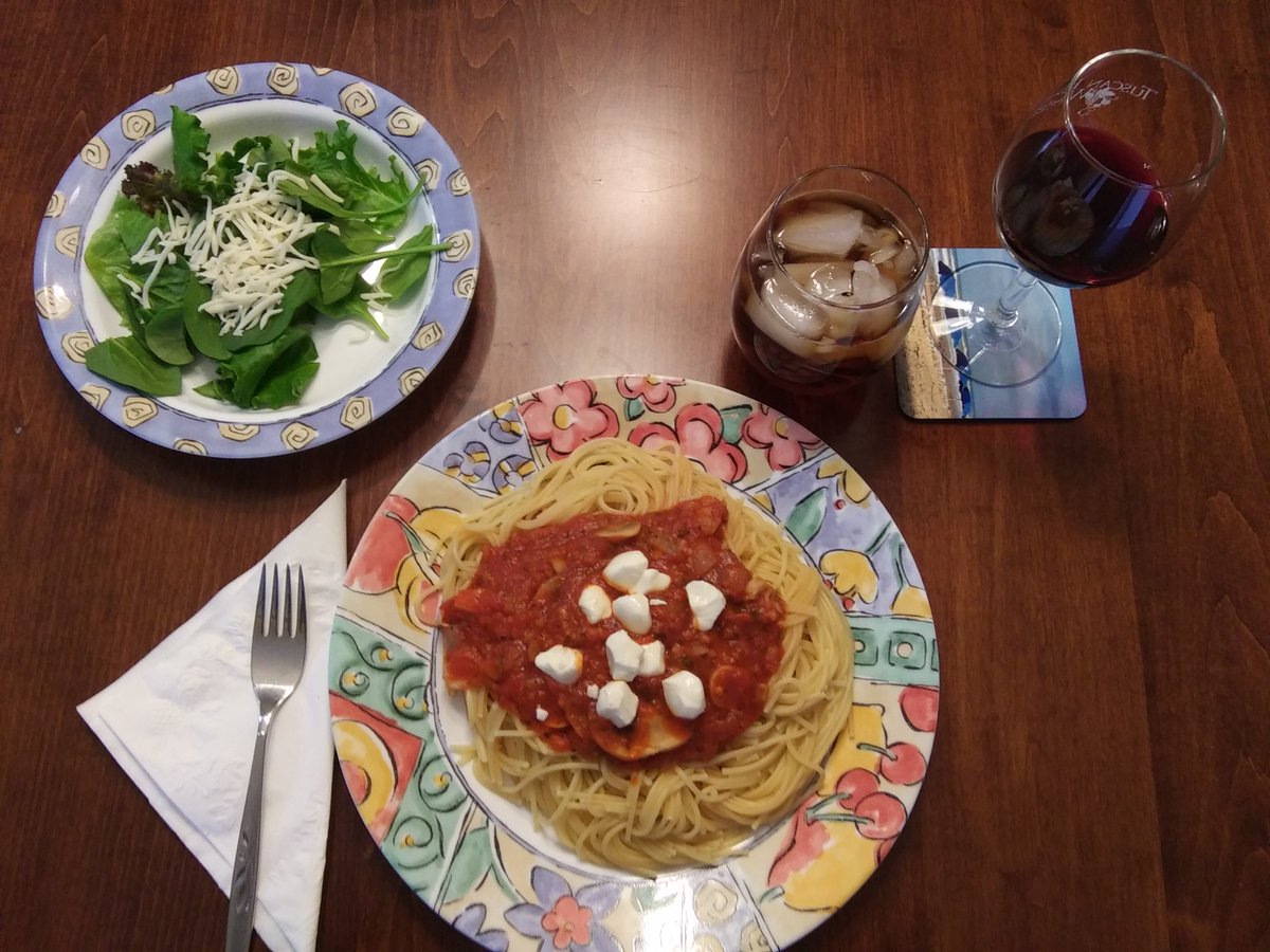 Turn Prego into a super food by adding onions, garlic, mushrooms, oregano, and more. Info on immune building spices at Drjimpainter.com make it delicious and nutritious by stealth. My dinner last night to build the immune system. 
  #nutrition #COVID19 #Foodie