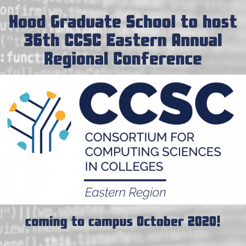 Hood Graduate School to host the 36th CCSC Eastern Annual Regional Conference! 

Learn more about the event from George Dimitoglou here: hood.edu/discover/stori…

#gofurther #highereducation #computerscience #education #cybersecurity