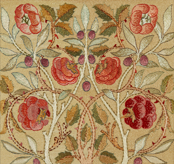 #WilliamMorris was born on this day in 1834. One of the 19th century's most celebrated designers, Morris played a pivotal role in the establishment of the #ArtsandCraftsMovement. Using bold forms & strong colours, his patterns were based on flora & fauna. bit.ly/33JkEuO