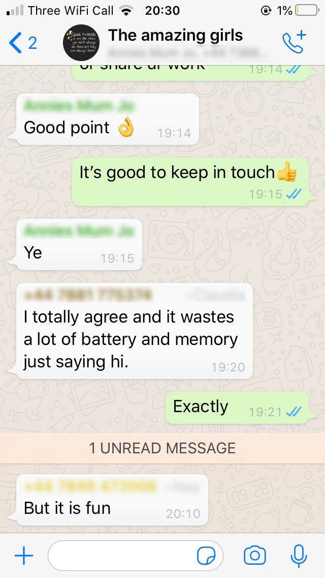 YewTreeFrieth's tweet image. 10 y/o daughter&apos;s FB Team, borrowed their mum&apos;s phones and set-up a WA group. Suffice to say my daughter gets her dad&apos;s conversation skills 😂🥰 #ProudDad