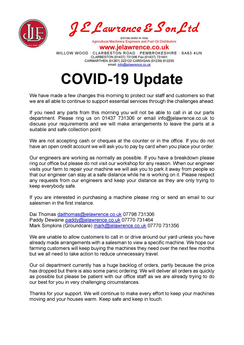 JELawrence & Son Ltd (@je_lawrence) on Twitter photo 