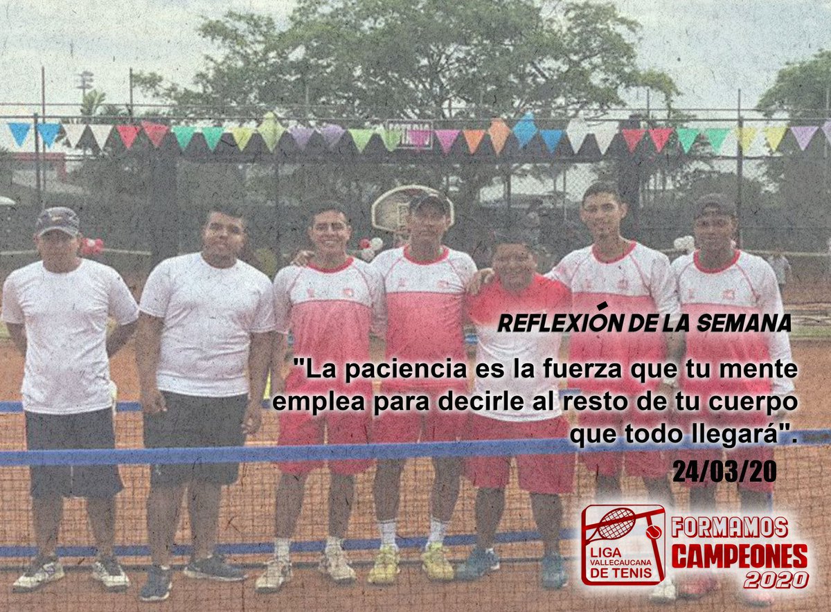 Bonita semana para todos 🎾💖