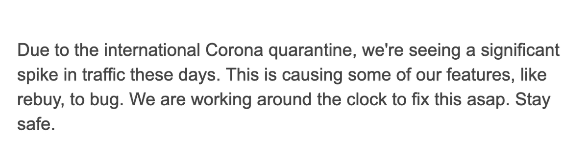 EasyPokr's tweet photo. 37 hours ago our app was suspended from @GooglePlay for posting this COVID-19 related disclaimer. It must have been caught in a filter. This is  of cause frustrating for us and our thousands of users. @skaramist can you help us out? https://t.co/52SyI1YncU