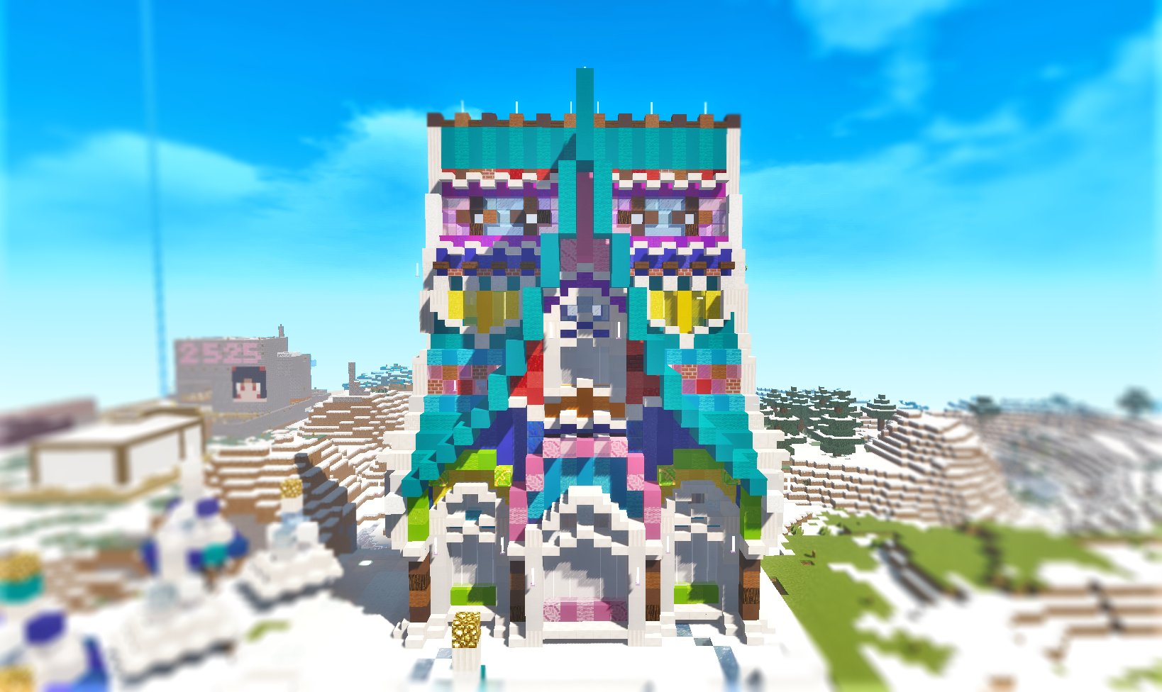 Mecchan マイクラブロガー バニラ建築で メルヘン可愛い作品作りをしております カラフルな小さいお家が大好物です バニラ建築学部 朱サバ