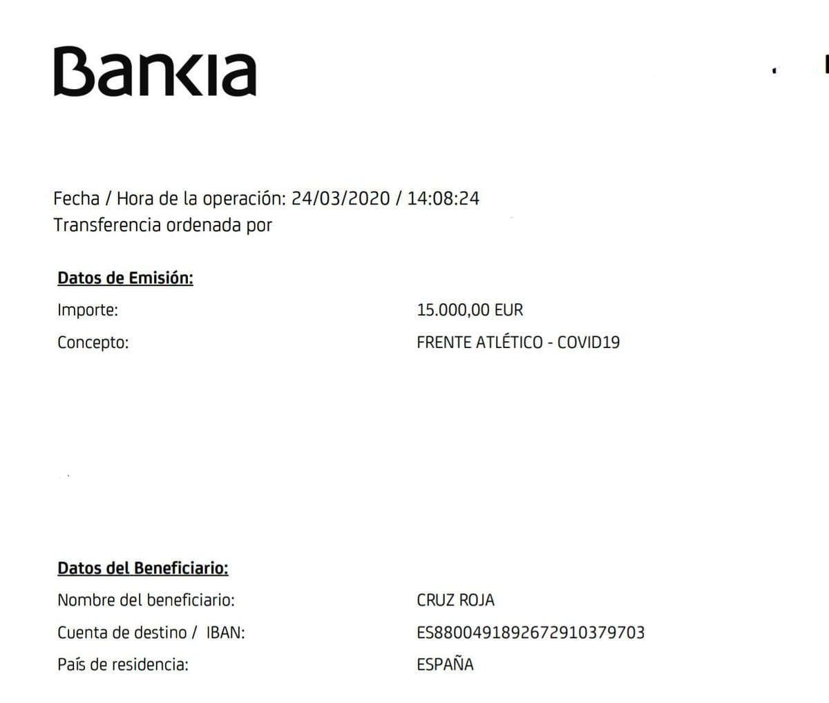 Hemos decidido donar parte de lo que se iba a destinar a la @aecc_es, del sobrante del crowdfunding de la estatua de Luis Aragonés, a la campaña del @atleti <a href="/Simeone/">Diego Pablo Simeone</a> y <a href="/CruzRojaEsp/">Cruz Roja Española</a> para compra de material sanitario. 15.000€ de parte de todos. Esperamos entendáis la decisión.