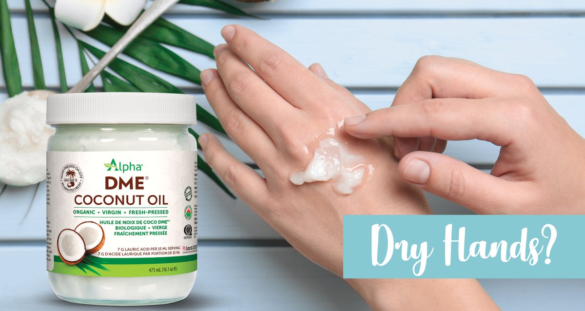 AlphaFats's tweet image. Are your hands dry from constantly washing them? Try our Alpha coconut oil to help fight off dry hands. Coconut oil dries quickly and doesn’t leave a greasy feeling on the skin. Use a 1/2 tsp of coconut oil and it will soften as you apply.
alphahealth.ca/product/dme-co…