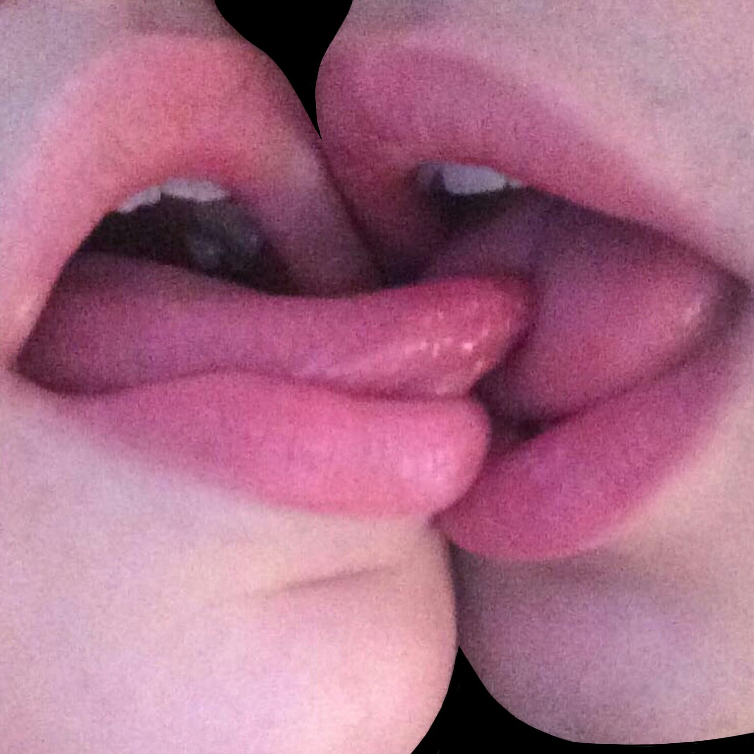 Язык к языку поцелуй