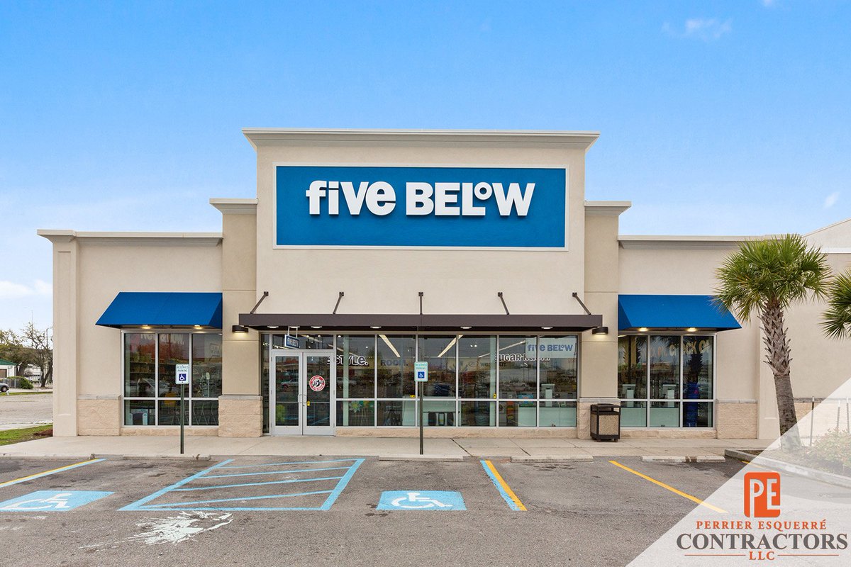 Perrier Esquerré On Twitter Earlier This Month We Completed Five Below In Harvey On The Westbank Shout Out To Our Awesome Repeat Clients Fivebelow L A Retail When The Shopping Restrictions Are