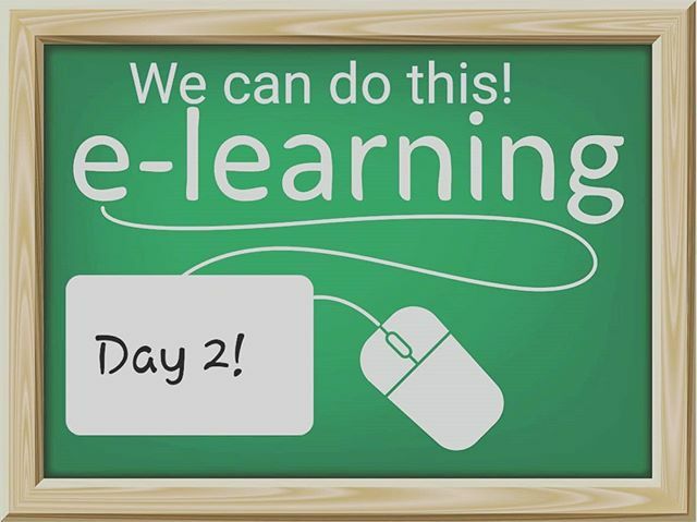 E-learning Day 2 today! How are you hanging in there? #wegotthis ift.tt/2xjJJ3i