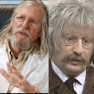 kaiboufoudil's tweet photo. QUESTION: Suis-je le seul à avoir vu la ressemblance entre le professeur RAOULT et Patrick Sebastien? #chloroquine  #legrandbluff #CoronavirusFrance https://t.co/Z6owDCAMxK