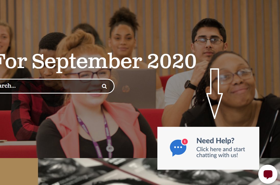 Newman University LiveChat now open! 💬 😀
We understand that during this uncertain time, our students or those of you thinking about joining Newman may have questions. 
Not to worry, we're here to help! LiveChat is now available.
To speak to us head to 👉 newman.ac.uk