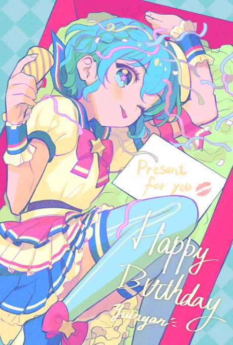 ⁦@ymncrn⁩ 遅くなったけどお誕生日おめでと〜〜
原稿がんばて? 