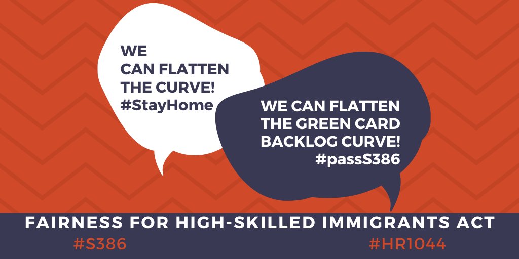 GCBCoalition's tweet image. 🦠#StayHome = #FlattenTheCurve❗
🗽#S386 = #FlattenTheCurve❗

👍 #YesS386 #PassS386, Fairness for High-Skilled Immigrants Act ✅

@RepZoeLofgren @senatemajldr @SenSchumer @SenMikeLee @SenatorDurbin @SenKamalaHarris @SenateGOP @SenateDems
 
👌 #HR1044🇺🇸
🗽 #S386IsGoodForAmerica🇺🇸
