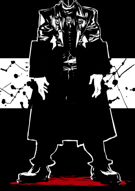 蛇足かな～と思いつつベタ乗せたり誤魔化したり…3枚目はレイヤーが消えた時に出てきたけど…首なさそうでイイネ! 