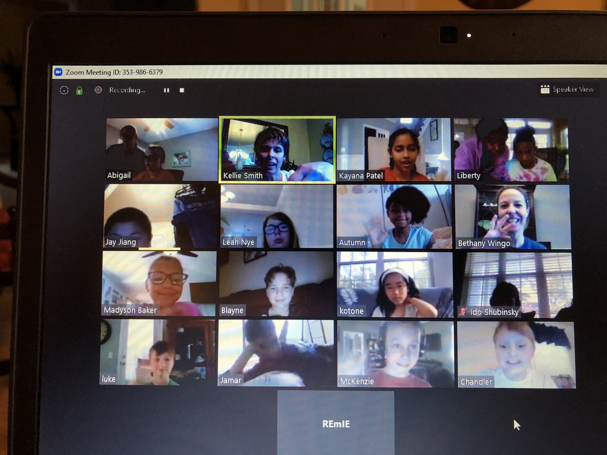 kellie31419's tweet photo. Virtual Learning will never take the place of human connections BUT ZOOM sure makes virtual 100% better being able to see my students and hear their voices! #ZoomIsDaBOMB #SeasOfAdventure #SmartiesRule #FullHouse @kellie31419 @CarverES_RH @karen_w_smith https://t.co/15AI7dZtQH