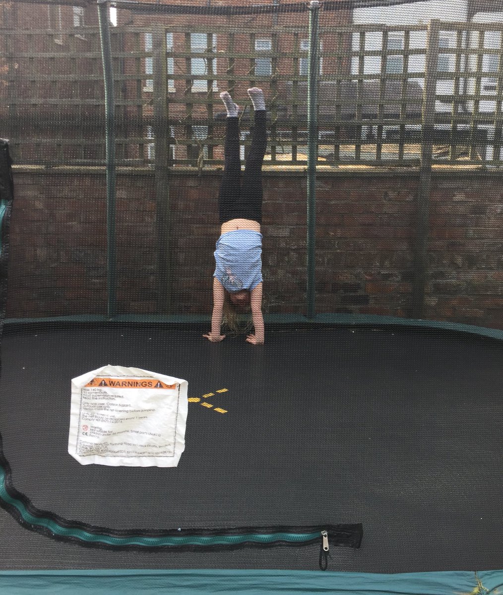 NatBates's tweet photo. Bit of maths and trampoline action! Miss Murphy ⁦@St_Johns_RC⁩ https://t.co/v3UOsUfweN