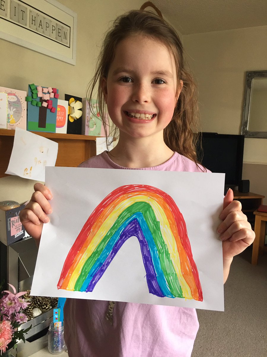 mrsbeebakes's tweet photo. @WLFS_Red I miss you too Mrs Lucas. I’ve done my rainbow today and will put it in the window. William and I have made our own school! https://t.co/KpbSwc7DbY