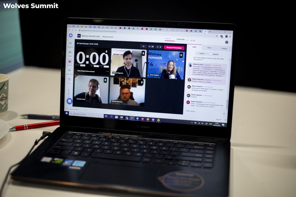 WolvesSummit's tweet photo. Startups pitching online in front of the Jury? Sure! Wolves Summit Live is hosted 100% online. You can still watch the Great Pitch Contest semi-finals streamed on our facebook! #wolvessummitlive #wolvessummit #startups https://t.co/bFvnVN2nKs