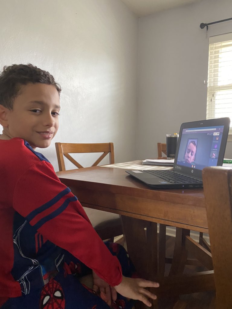 VB teachers engaging virtually with students. #COVID19learning #engagement