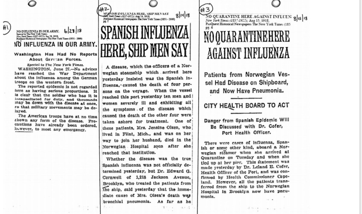 SmithUSHistory's tweet image. You can see the progression in the articles. Thanks to the @nytimes archives for these sources used to spark valuable and relevant historical discourse. My students never cease to amaze me with their insight. #distancelearning @JamesKratch
