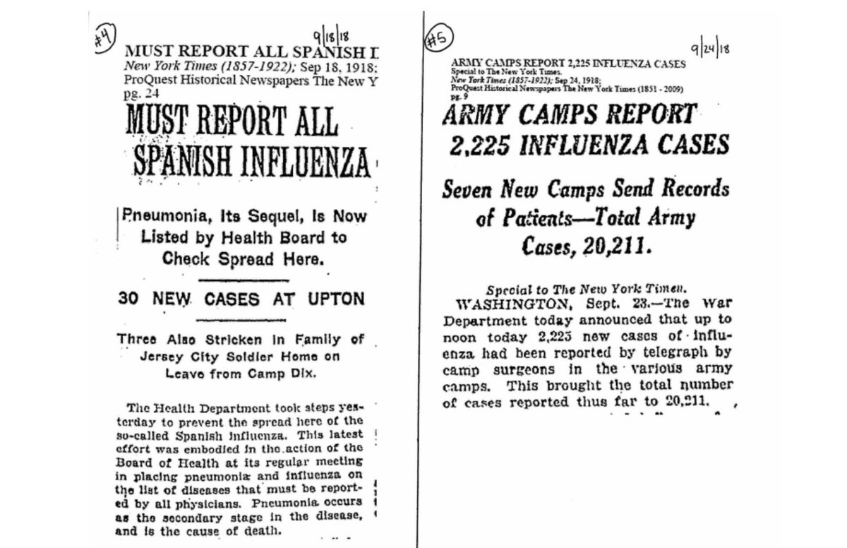 SmithUSHistory's tweet image. You can see the progression in the articles. Thanks to the @nytimes archives for these sources used to spark valuable and relevant historical discourse. My students never cease to amaze me with their insight. #distancelearning @JamesKratch