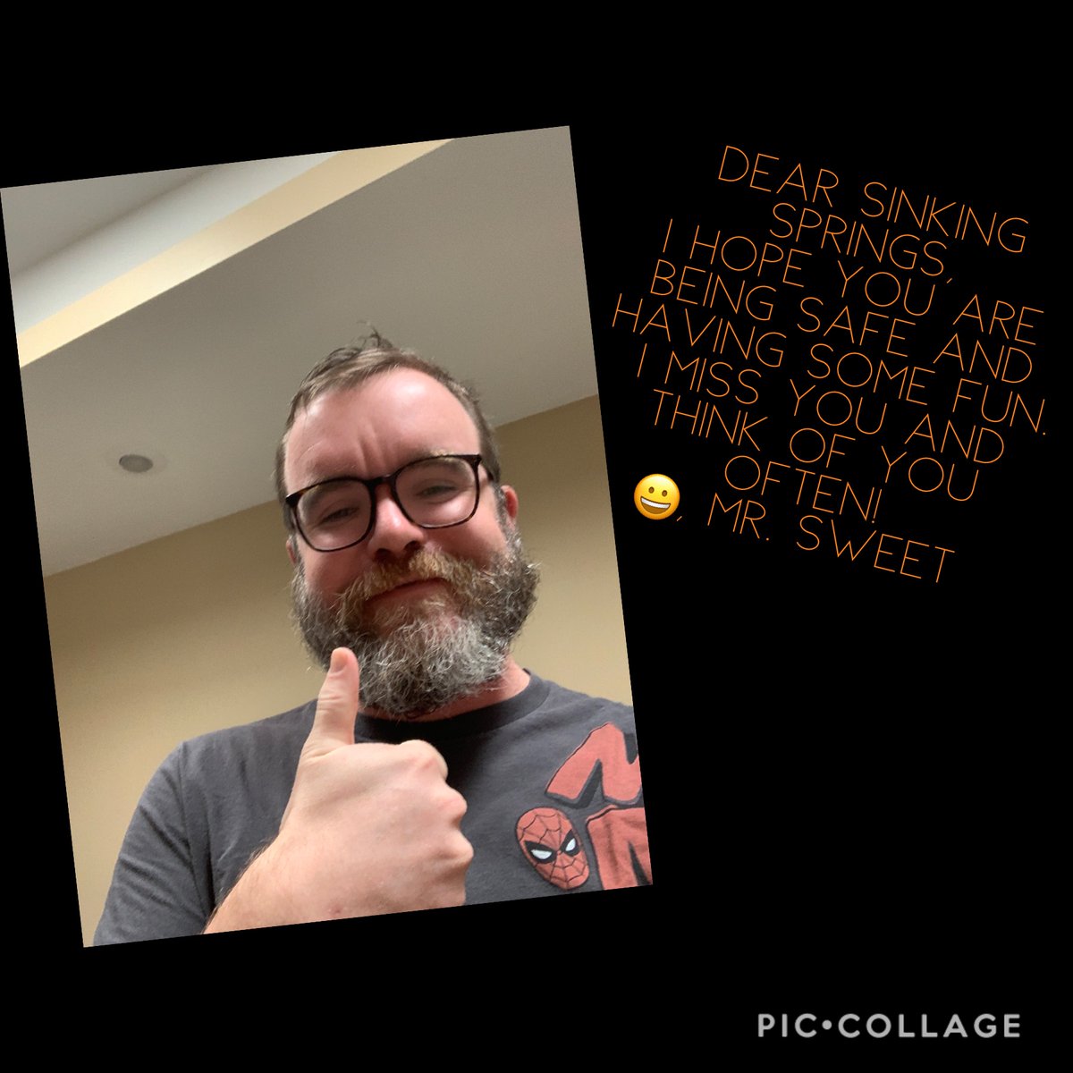 Good morning! We miss your smiling faces! @TeachAntoun 
 Families, please share your own messages in the comments! 
<a href="/centralyorksd/">Central York School District</a>
  #CentralCares #CYSDProud #SSSpirit