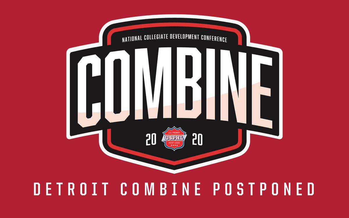 IMPORTANT UPDATE: #NCDCCombine In Detroit Postponed; Chicago Combine Status To Be Determined The United States Premier Hockey League announced on Tuesday that, due to the coronavirus/Covid-19 pandemic, the originally scheduled NCDC Combine in Detroit (April 10-11) is postponed.