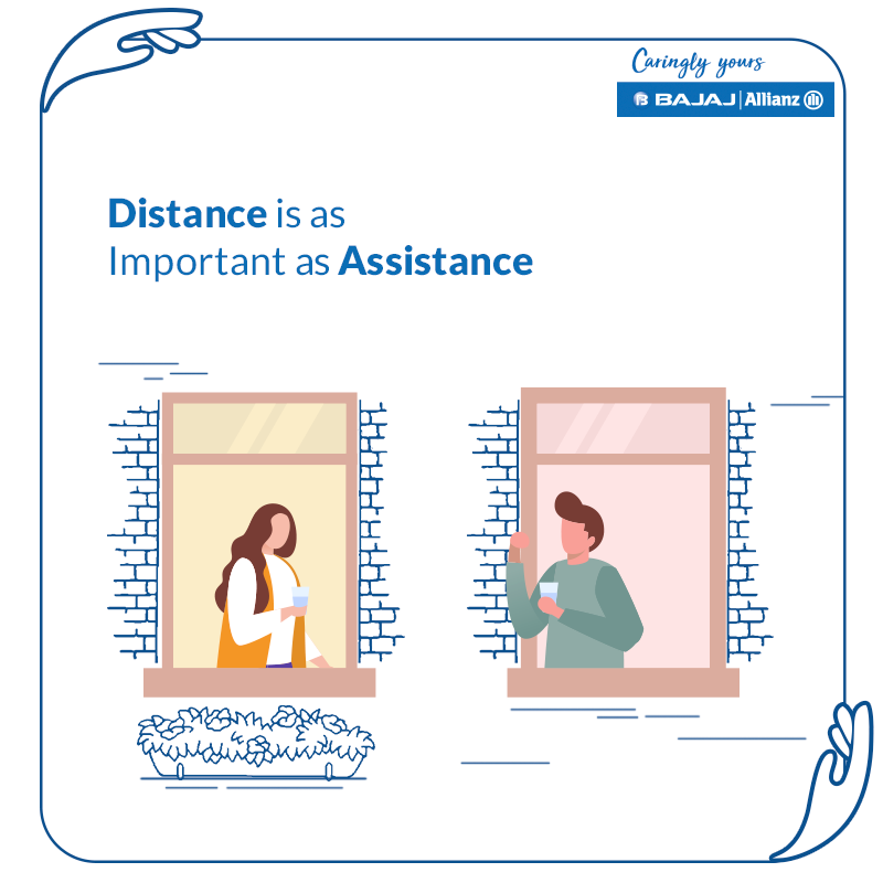 bajajgeneral's tweet photo. Our care tip #4 - One for all, all for one! While social distancing is necessary, don't miss out on checking on your neighbors during this time (but from a distance), especially the aged ones. Let us all help one another fight this outbreak. #CareAtHome #CaringlyYours https://t.co/1RDnC1DQVt