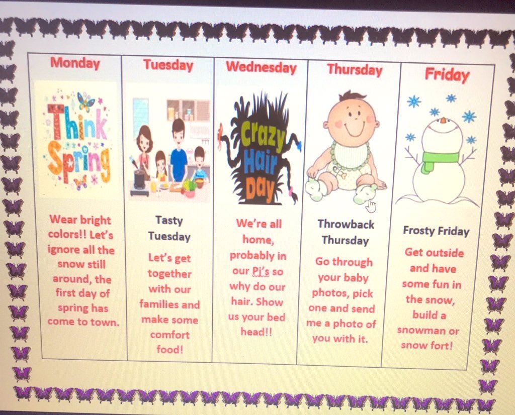 Spirit week at home #Hillsidefun <a href="/NLESDCA/">NLESD</a>