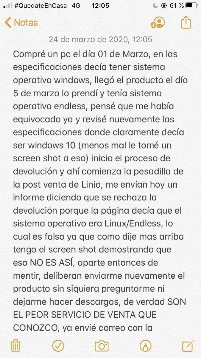 natitorresp's tweet image. No compren en @LinioChile #linioestafa #liniochile #Linio PÉSIMA EXPERIENCIA DE COMPRA