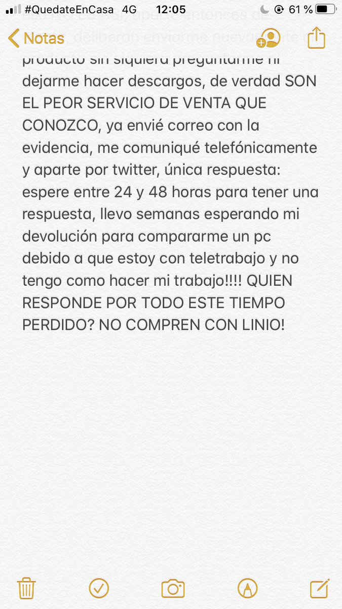 natitorresp's tweet image. No compren en @LinioChile #linioestafa #liniochile #Linio PÉSIMA EXPERIENCIA DE COMPRA