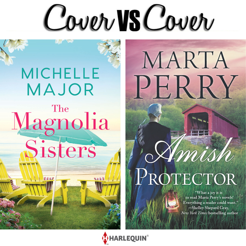 Which of these exciting new releases are you most excited to read: THE MAGNOLIA SISTERS by <a href="/michelle_major1/">Michelle Major</a> or AMISH PROTECTOR by Marta Perry? Send us a reply with your choice! #CovervsCover