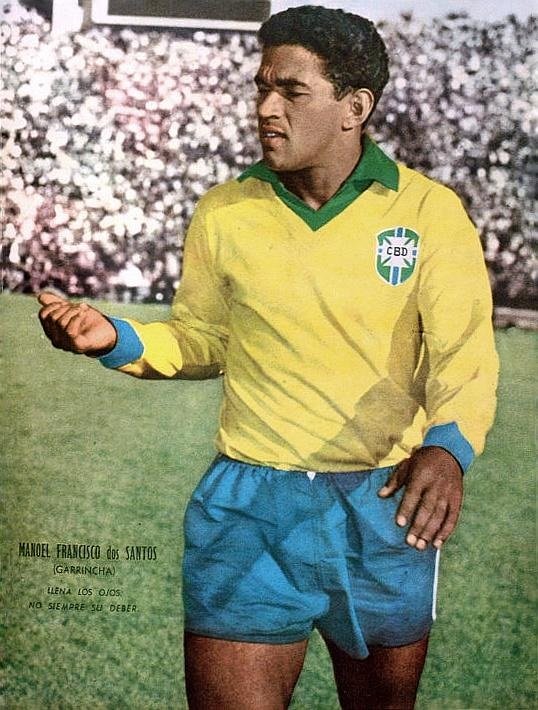 In 1958 WC, he was 2nd topscorer with 6 goals. That's 7 less than topscorer and 1 more than his teammate Vavá. In 1962 WC, he was mostly injured. He scored 1 goal in whole tournament. Garrincha and Vavá carried Brazil with 4 goals each.