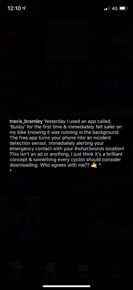 FlareSafety's tweet photo. Great feedback @tbramleyt 🙌🚲
It’s great to have you on board with Busby🔥#HereToProtect #SafetyInYourPocket #Cycling https://t.co/weSxIHuDrR