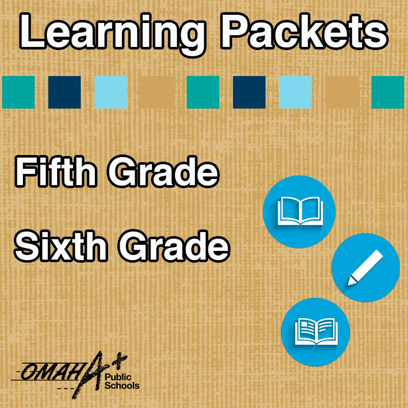 Week 1 learning packets -
Fifth Grade: bit.ly/39m2VuM
Sixth Grade: bit.ly/2Uy4foP
Click here for additional grades: bit.ly/2QlxRnZ