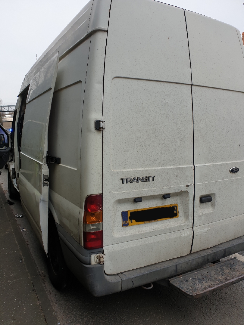 Suspicious van seen in Liverpool. TPAC Wallasey Tunnel. Unlicensed, uninsured and 3 stolen bikes in the back. How many do you think inside?