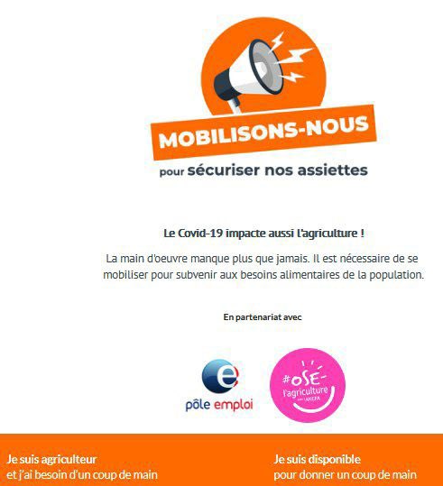 Derrière <a href="/dguillaume26/">Didier GUILLAUME</a> mobilisons nous pour soutenir nos #agriculteurs qui ont besoin de main d’œuvre. Et dans l’’#UE, jouons la carte de la coopération et de la complémentarité agroalimentaires