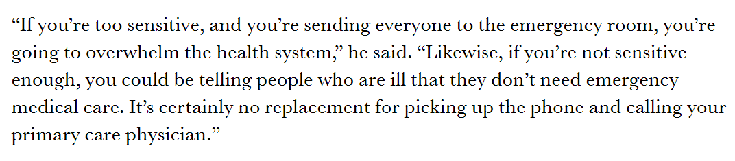 voiceofyoungsci's tweet image. We love this investigation into the chatbots diagnosing COVID-19. To understand more about the sensitivity problems faced by AI @senseaboutsci #DataScienceGuide is a good resource. Bit.ly/datasciencegui… statnews.com/2020/03/23/cor…