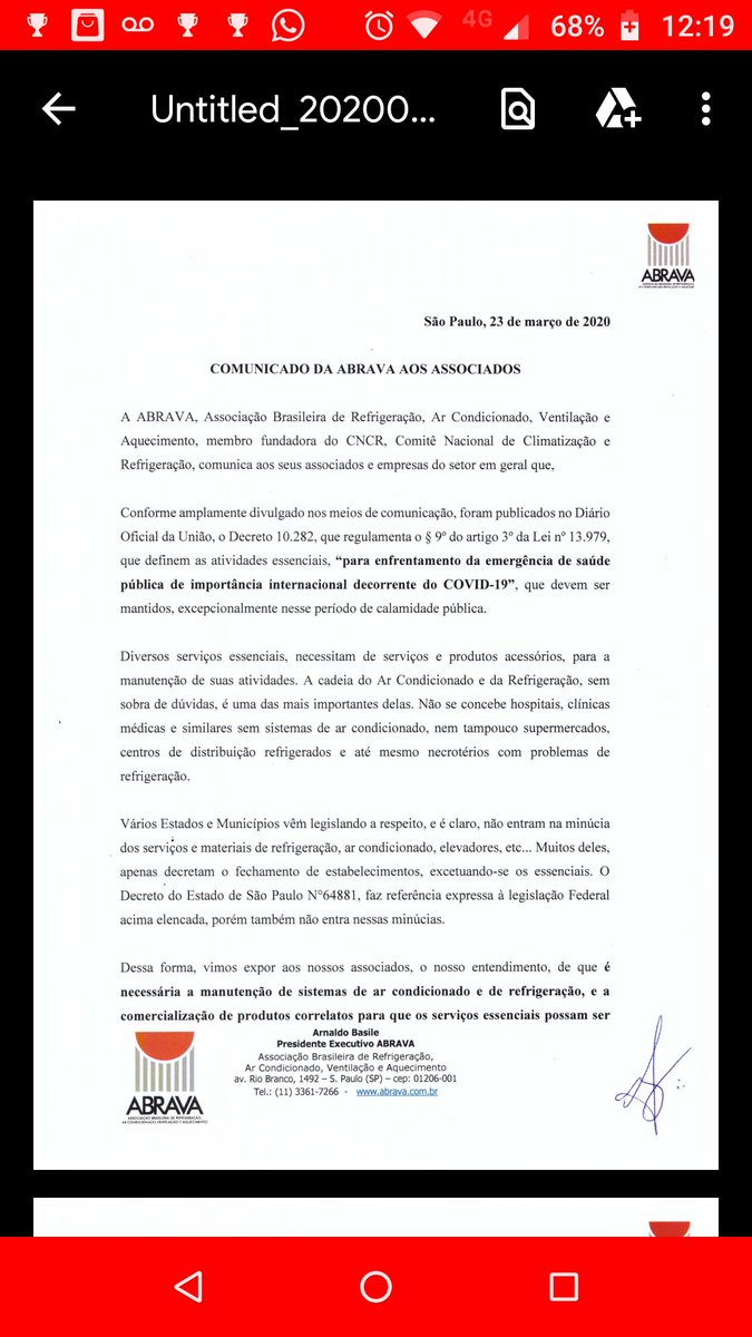 neoexplus's tweet photo. @ronaldocaiado boa tarde Governador gostaria que o senhor olhasse esse documento da ABRAVA Associação Brasileira de refrigeração , ar condicionado, ventilação e aquecimento. https://t.co/2MF74xhz0X