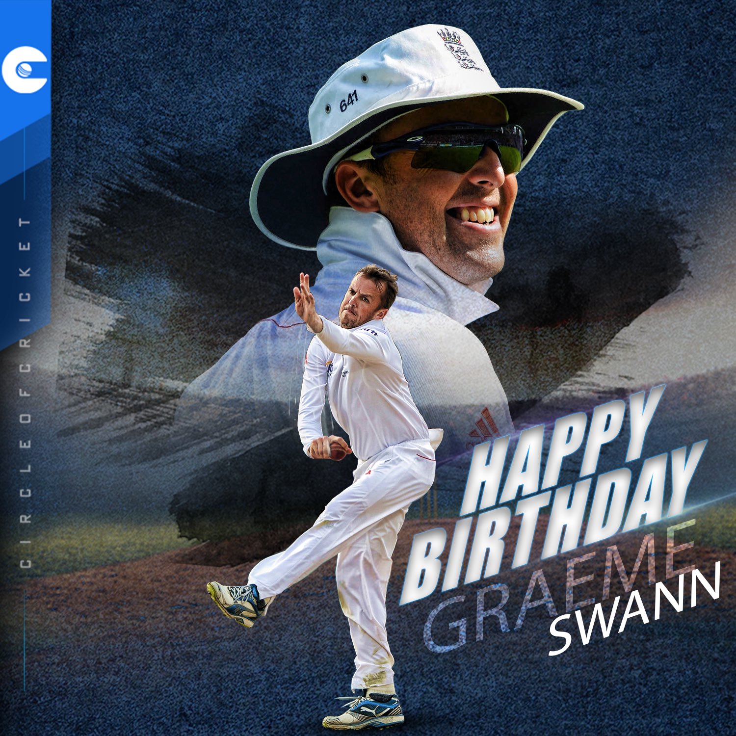 One of England\s most successful spinners in Test cricket with 255 wickets 
Happy Birthday, Graeme Swann 