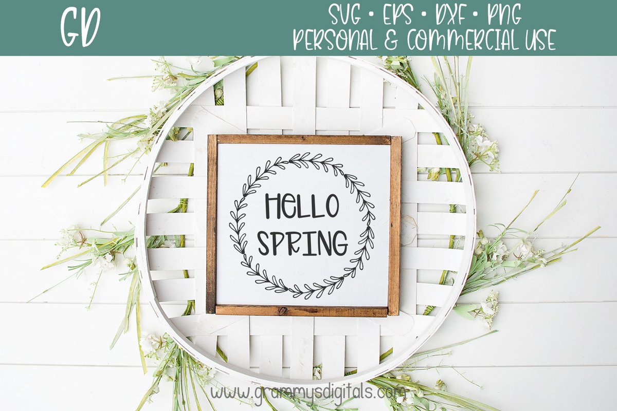 grammysdigitals's tweet photo. >>  NEW design listed! Hello Spring SVG File. Use this SVG file to make diy shirts, home decor, gifts, and more. https://t.co/37oIKrfOU2
•
#svgfile #svgfiles #svgdesign #svgdesigns #cutfiles #cuttingfiles #svgcuttingfiles #spring #hellospringsvg #hellospring  #springhomedecor https://t.co/TtqXmel8G9
