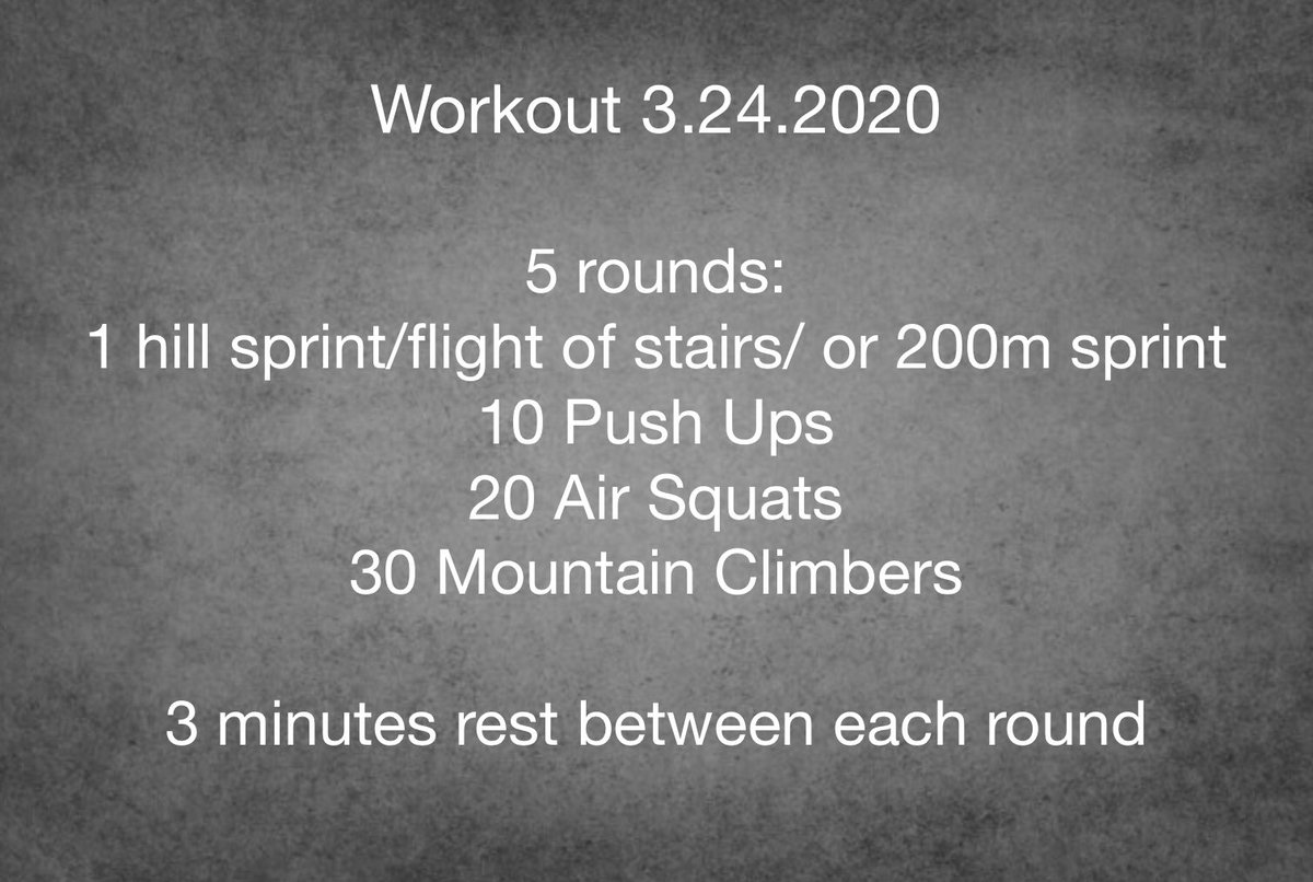 Day 7 Workout: 
Get After it Fairview!