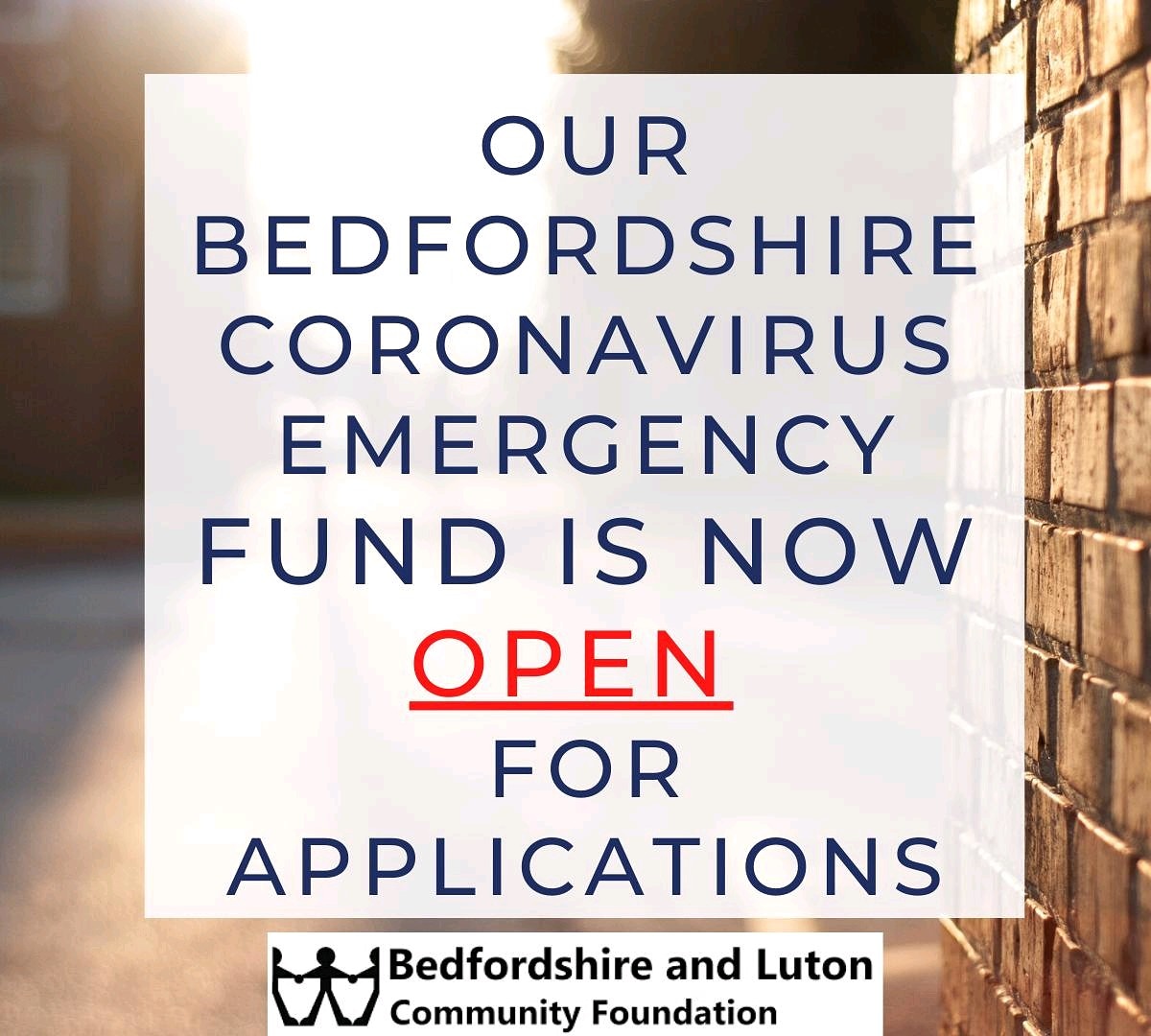 Emergency funding is now available for Charities and Community Groups in Luton,  please forward your applications to Bedfordshire and Luton Community Foundation .

blcf.org.uk/2020/03/23/bed…

#lutonbusinessforum #luton #lutonbusiness #lutoncommunity