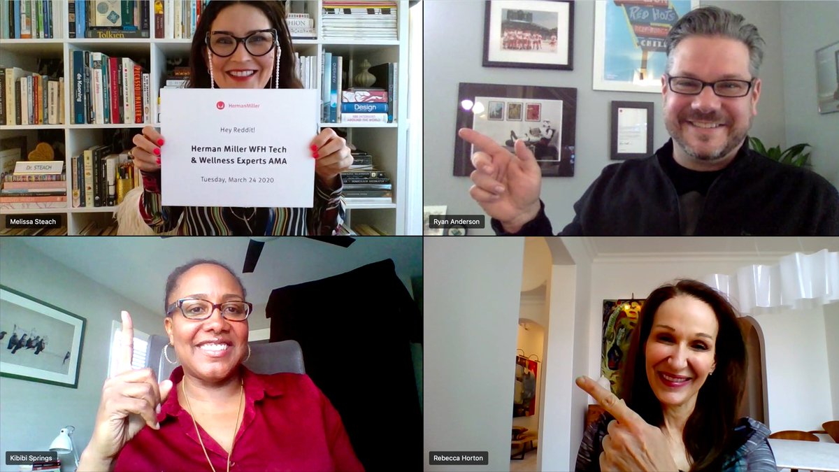 Our Reddit AMA is live! Join our tech and wellness experts from 12pm to 2pm EST to ask your questions about home office setups, ergonomics, self-care, and managing a team remotely: bddy.me/2WGLBxC