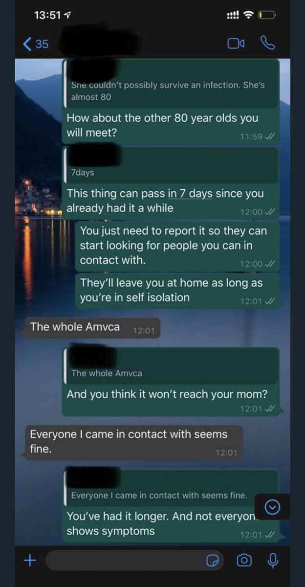 dmightyangel's tweet image. Please which of the celebrity at the #AMVCA2020 had this conversation with another person?
This guy definitely knew he's exposed to #COVIDー19 

Why are human beings like this?