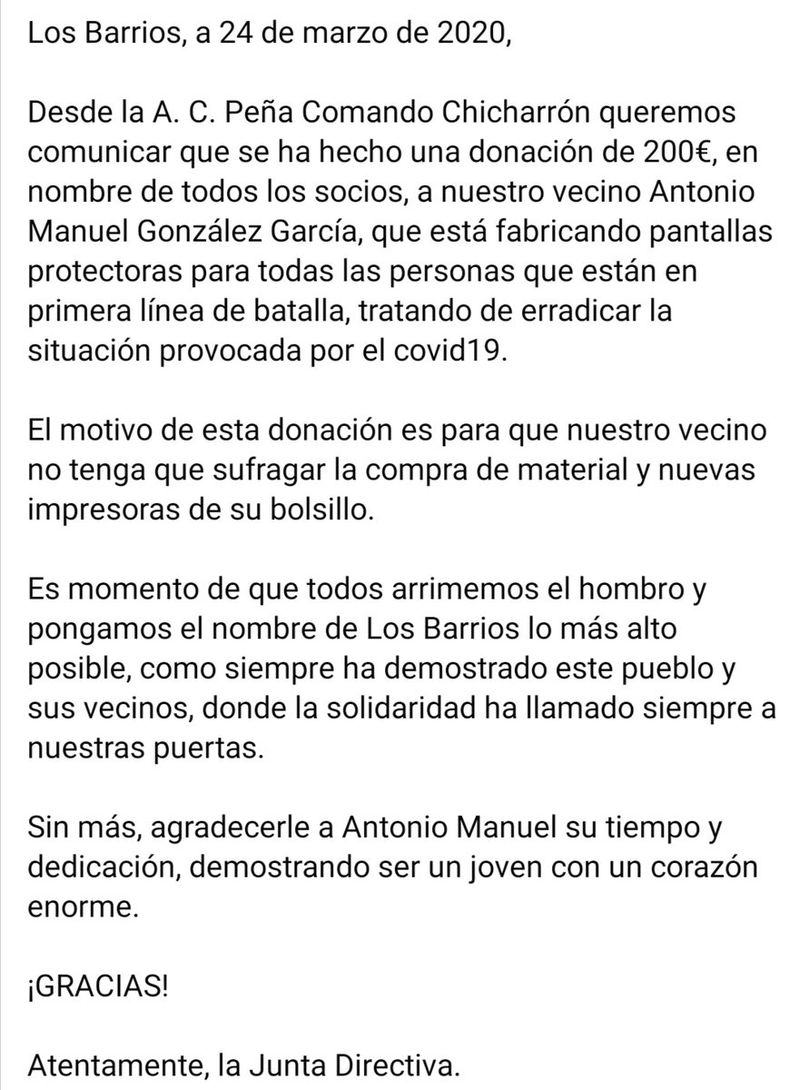 comn2chicharron's tweet photo. 📢 COMUNICADO OFICIAL - covid19 📢 https://t.co/oWaDukH2zJ
