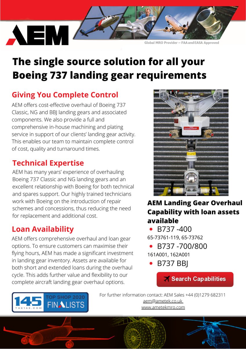 With the current situation affecting everyone and every industry Worldwide, adaptation is essential! We are ready and available to support you during this challenging time, to find out more about our MRO services, talk to our team now: buff.ly/39gRX9w