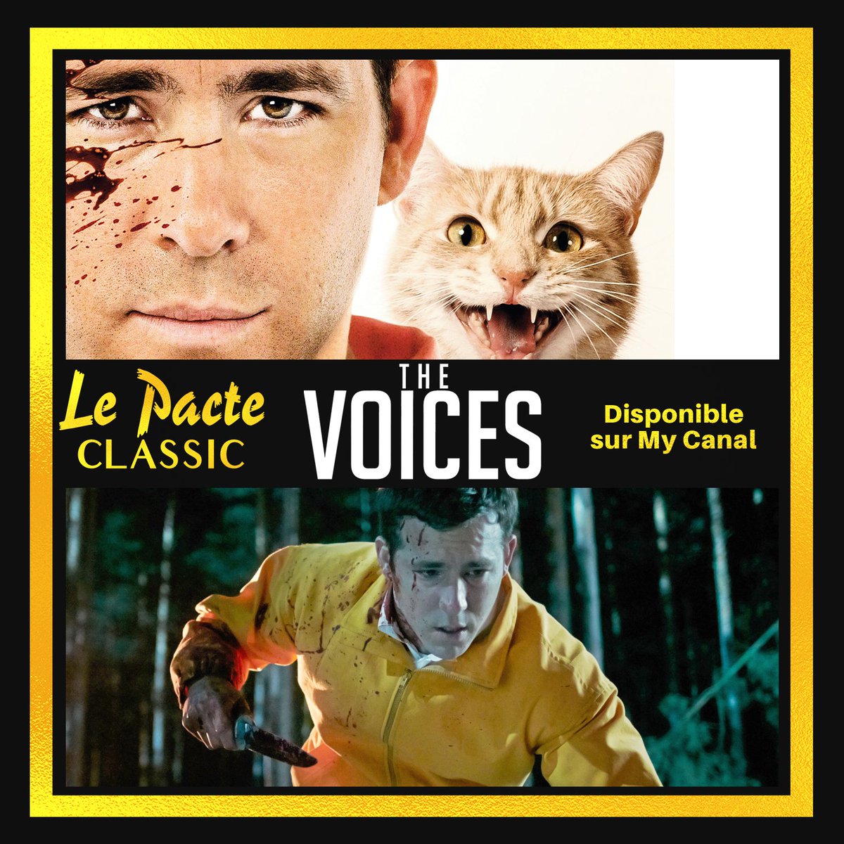 JOUR 9.RYAN REYNOLDS + UN  + UN  = Les apparences peuvent être trompeuses ... Découvrez Jerry, employé un peu simplet d'une usine de baignoires dans  #TheVoices de Marjane Satrapi.  #LePacteClassic  #CONFINEMENTJOUR8 Dispo sur  @myCANAL   https://bit.ly/LP_TheVoices 