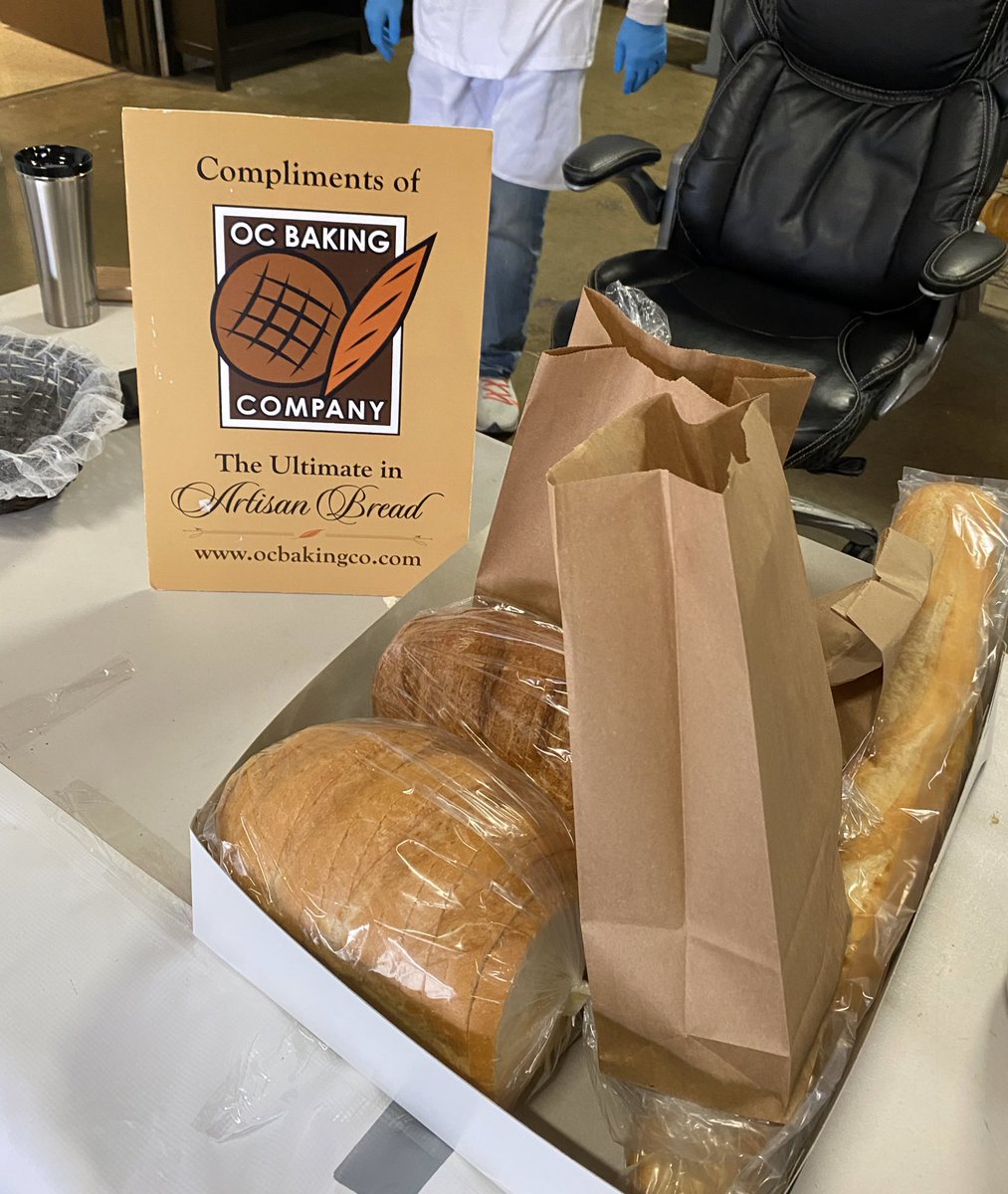 satnightfoodies's tweet photo. Don’t forget to support your local businesses we did this morning getting bread from @OCBaking in #orange They have other businesses showcased as well https://t.co/5fLEp7eO5S