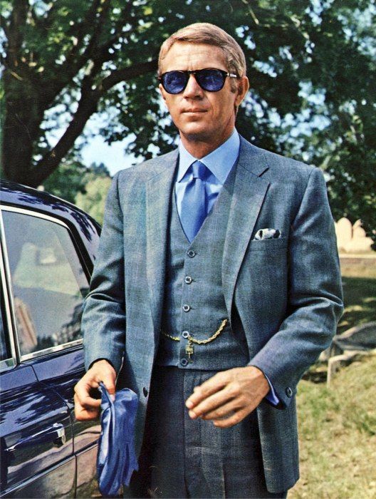 Happy Birthday to the late Steve McQueen, a man who wore clothes almost as well as he didn\t wear them. 